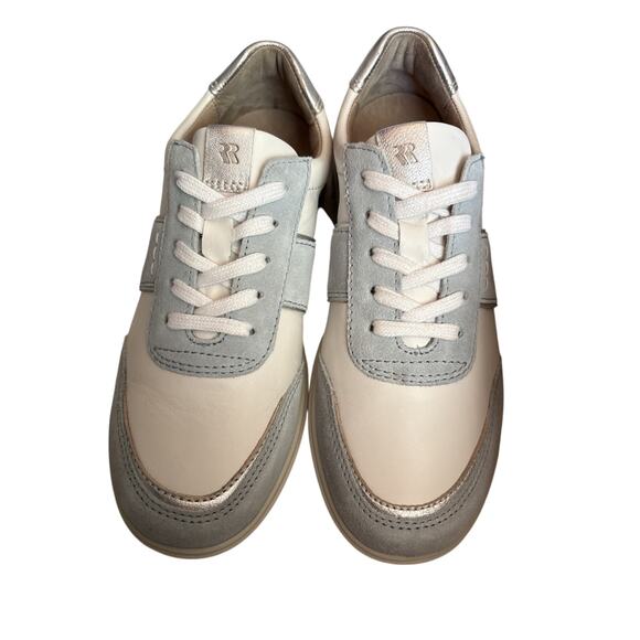 Romika Megan 06 Sneakers Ice Blue White Suede Leather Womens EU 37 US 6-6.5 New - Picture 1 of 4
